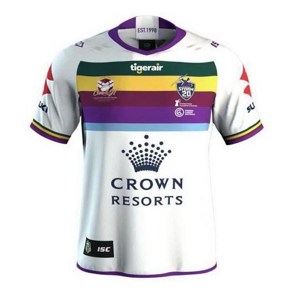 Camiseta Melbourne Storm Testimonial 2018 Blanco